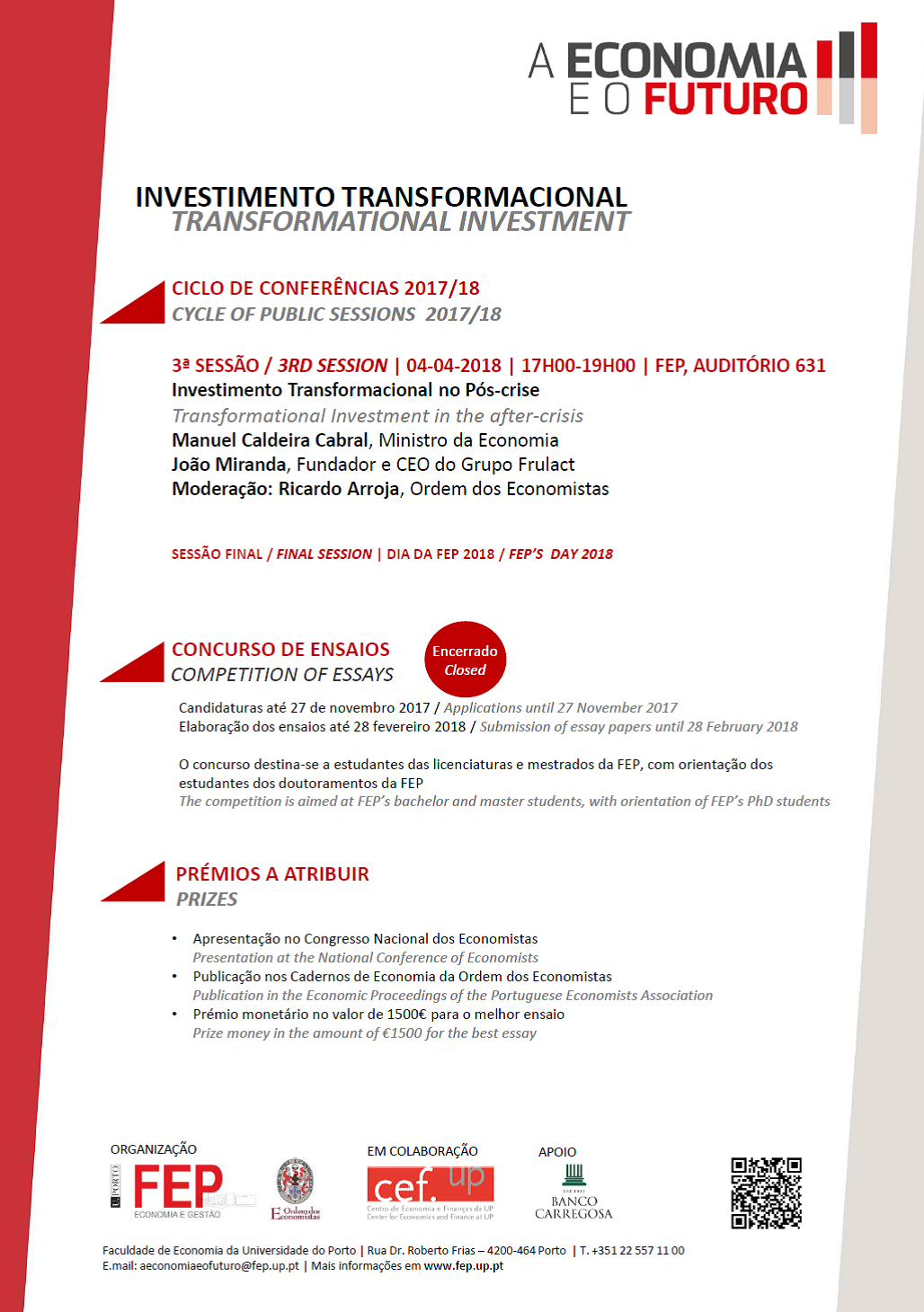 Ciclo A Economia e o Futuro - 3a conferencia